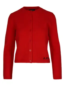 A.P.C.: Красный кардиган 
