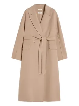 'S Max Mara: Бежевое пальто 