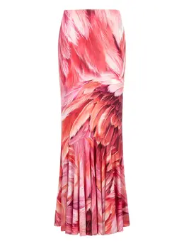 Roberto Cavalli: Юбка с принтом 