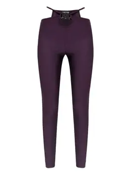 Versace Jeans Couture: Тёмные легинсы 