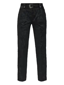 Versace Jeans Couture: Чёрные брюки 