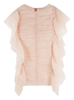 Chloé: Бежевый топ 