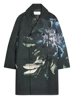 DRIES VAN NOTEN: Двубортное пальто 