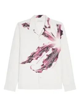 DRIES VAN NOTEN: Рубашка с растительным принтом 