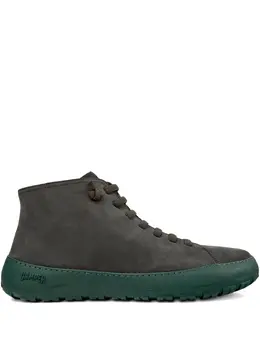 Camper: Тёмные ботинки  Peu