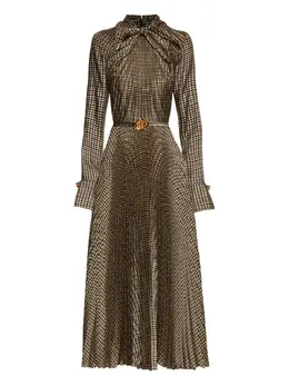 Oscar de la Renta: Плиссированное платье 