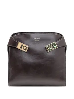Ferragamo: Тёмная поясная сумка 