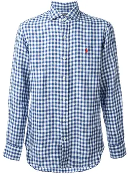 Polo Ralph Lauren: Голубая рубашка 