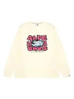 AAPE BY *A BATHING APE®: Свитшот с принтом 