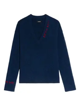 Zadig&Voltaire: Свитер с v-образным вырезом 