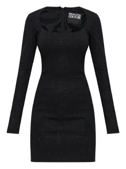 Versace Jeans Couture: Платье с квадратным вырезом 