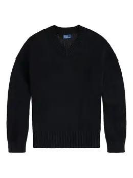 Polo Ralph Lauren: Свитер с v-образным вырезом 