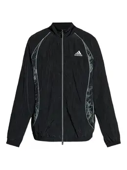 adidas: Чёрная куртка 