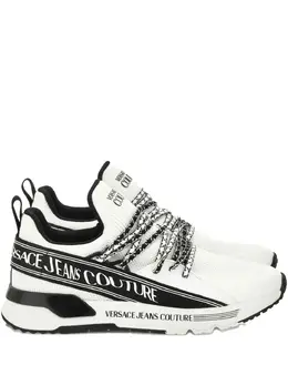 Versace Jeans Couture: Белые кроссовки 