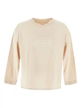 Maison Margiela: Футболка  Numbers с принтом