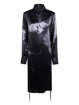 Ann Demeulemeester: Рубашка с принтом 