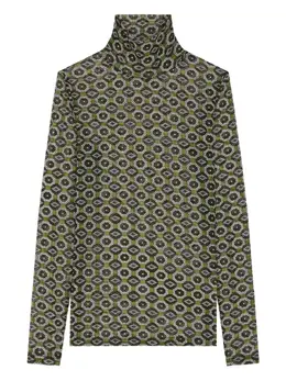 DRIES VAN NOTEN: Зелёный свитер 
