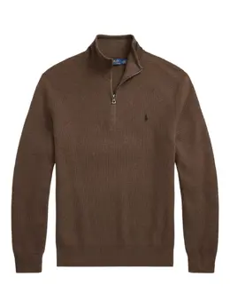 Polo Ralph Lauren: Коричневый свитер 