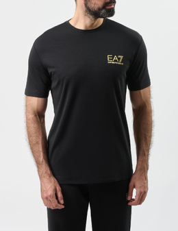EA7 EMPORIO ARMANI: Чорні футболки 