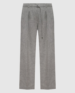 Brunello Cucinelli: Серые брюки 