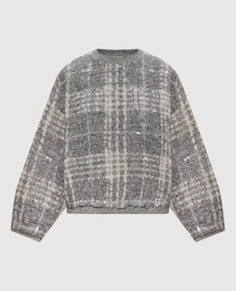 Brunello Cucinelli: Серый свитер 