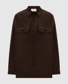 Max Mara Weekend: Коричневая рубашка 