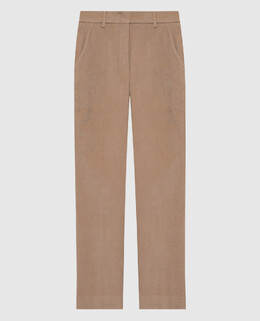 Max Mara Weekend: Бежевые брюки 