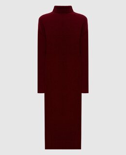 Max Mara: Бордовое платье 