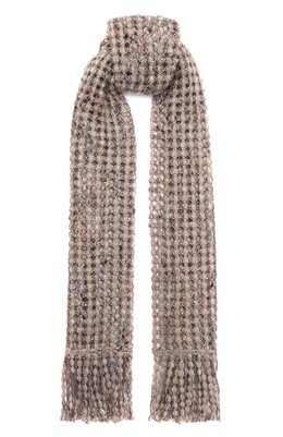 Brunello Cucinelli: Бежевый шарф 
