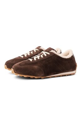 Santoni: Коричневые кроссовки 