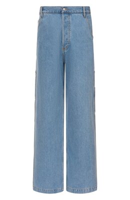 Dries Van Noten: Голубые джинсы 