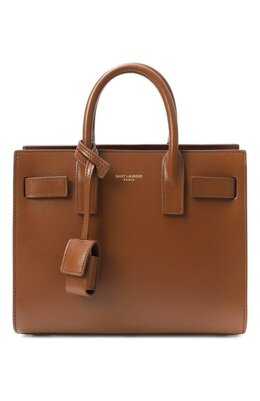 Saint Laurent: Коричневая сумка  Sac de Jour Nano