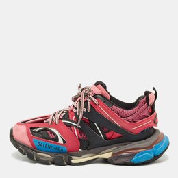 Balenciaga: Розовые кроссовки  Track