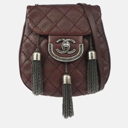 Chanel: Коричневая сумка 