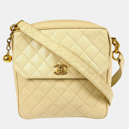 Chanel: Бежевая сумка 