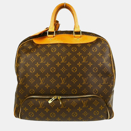 Louis Vuitton: Коричневая дорожная сумка 