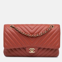 Chanel: Оранжевая сумка 