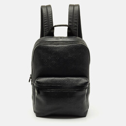 Louis Vuitton: Чёрный рюкзак 
