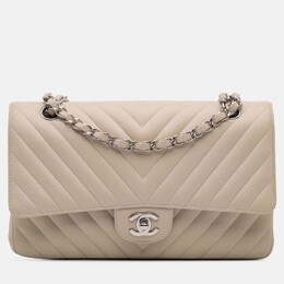 Chanel: Бежевая сумка 