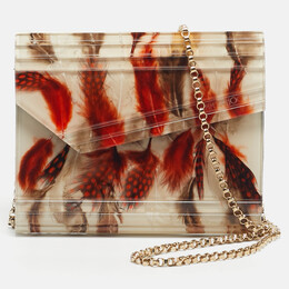 Jimmy Choo: Многоцветный клатч  Candy