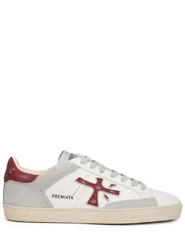 PREMIATA: Красные кеды  Steven