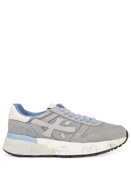 PREMIATA: Серые кроссовки  Mick