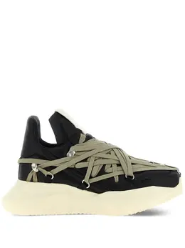 Rick Owens: Чёрные кроссовки  Geth Runner