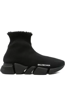 Balenciaga Pre-Owned: Чёрные кроссовки 
