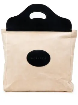 Gucci Pre-Owned: Коричневая сумка-шоппер 