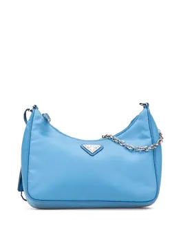 Prada Pre-Owned: Голубая сумка 