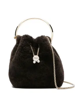 Jimmy Choo: Коричневая сумка  Bon Bon