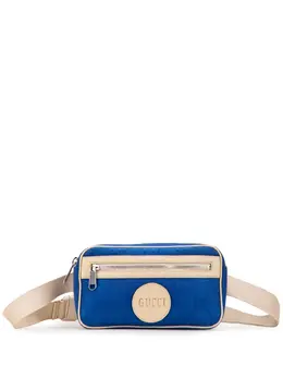 Gucci Pre-Owned: Голубая поясная сумка 