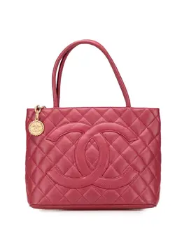 CHANEL Pre-Owned: Красная сумка-шоппер 