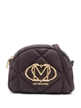 Love Moschino: Фиолетовая сумка через плечо 